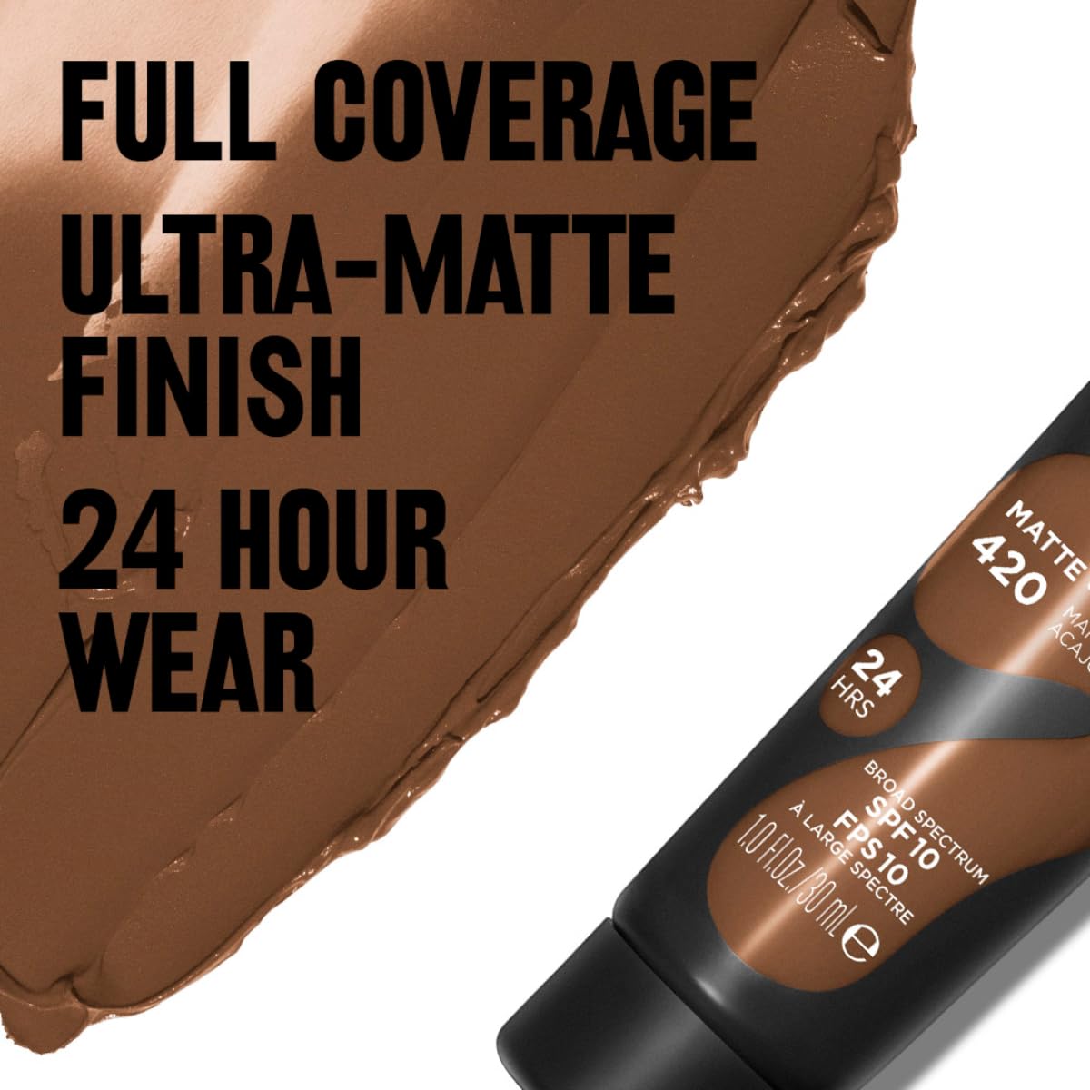 Revlon ColorStay Full Cover Longwear Matte Foundation, Heat & Sweat Resistant Lightweight Face Makeup, Buff (150), 30ml Halalzen