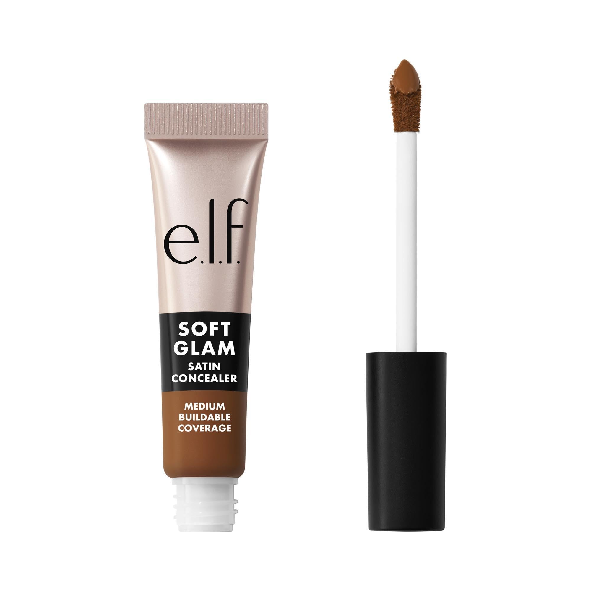 e.l.f. Soft Glam Satin Concealer, Medium Coverage for Blemishes & Under-Eye, Crease-Resistant, Long-Lasting, Vegan & Cruelty-Free, 13 Fair Neutral Halalzen