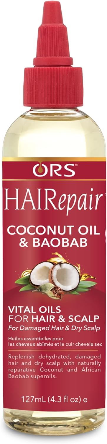 ORS HAIRepair Vital Oils for Hair Repair & Strengthening | Nourishing Blend with Natural Oils for Healthy, Shiny, & Strong Hair