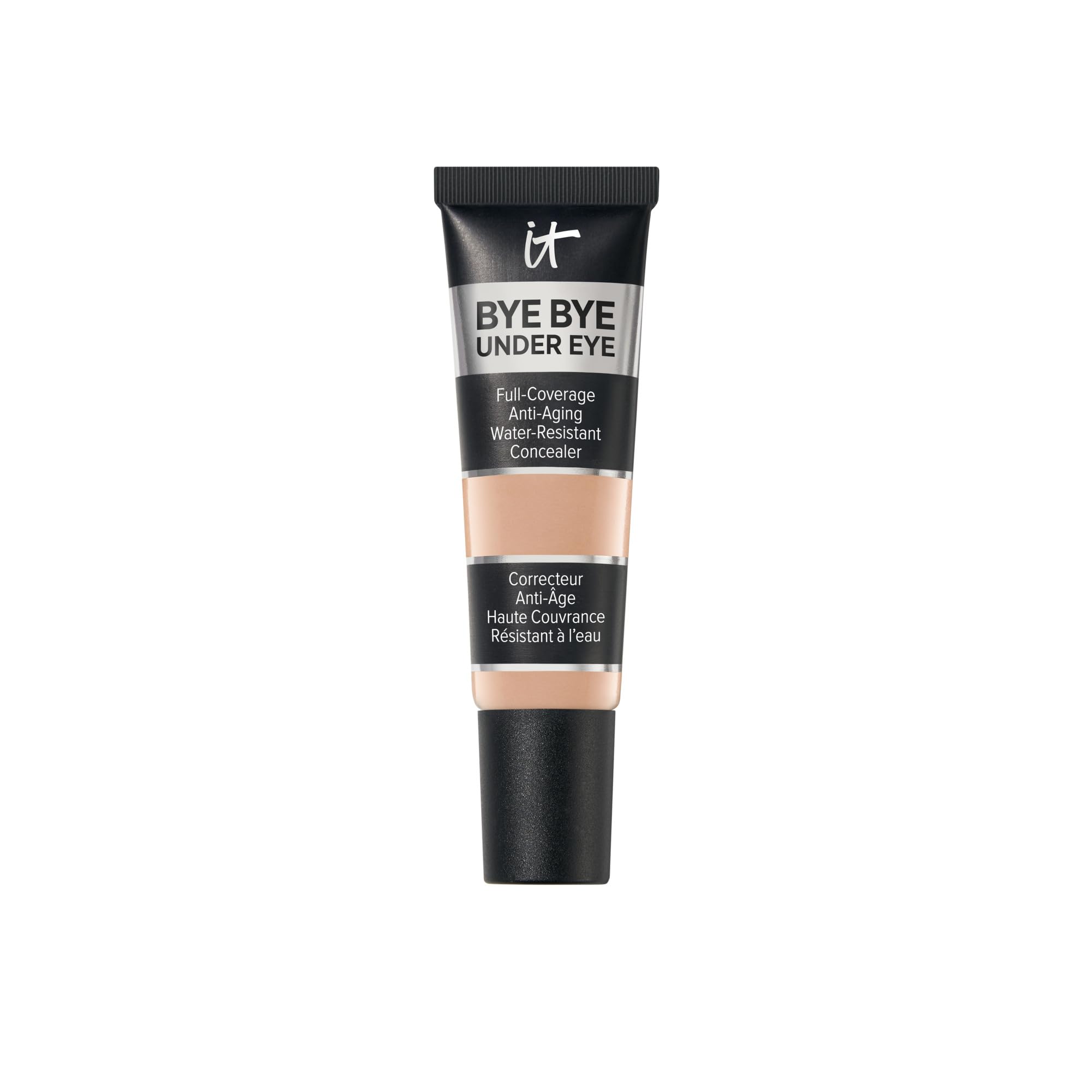 IT Cosmetics Bye Bye Under Eye Concealer, Highly Pigmented and Water-Resistant with Long-Wearing Finish, Conceal look of Dark Circles, with Peptides, Hydrolysed Collagen & Antioxidants 12ml Halalzen