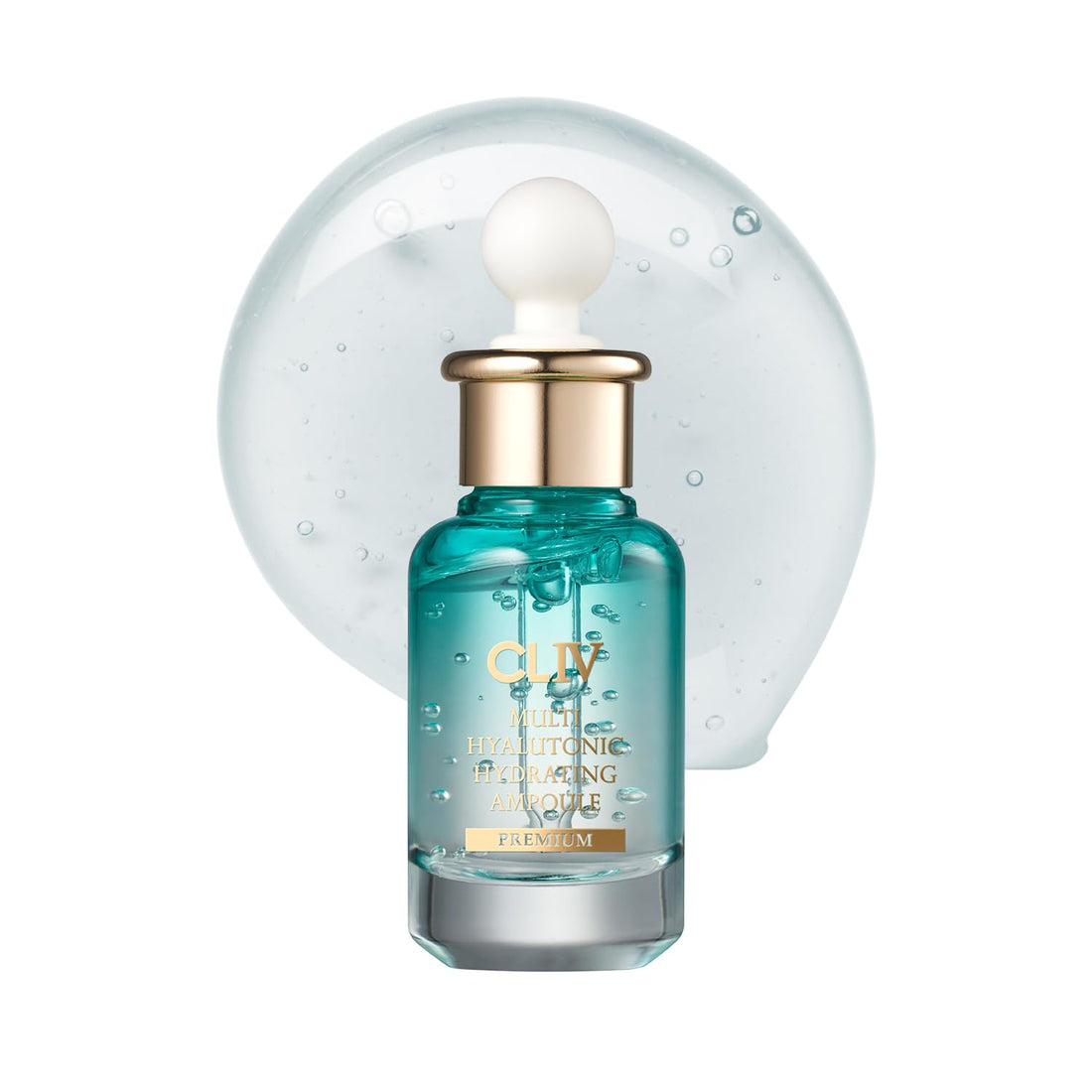 CLIV Multi Hyaluronic Hydrating Ampoule | 85% Hyaluronic Acid, 8-Layer Hydration, Ceramides & Panthenol for Deep Moisture Care | Korean Skincare Nourishing Serum | 1.01 Fl Oz (Pack of 1) Halalzen