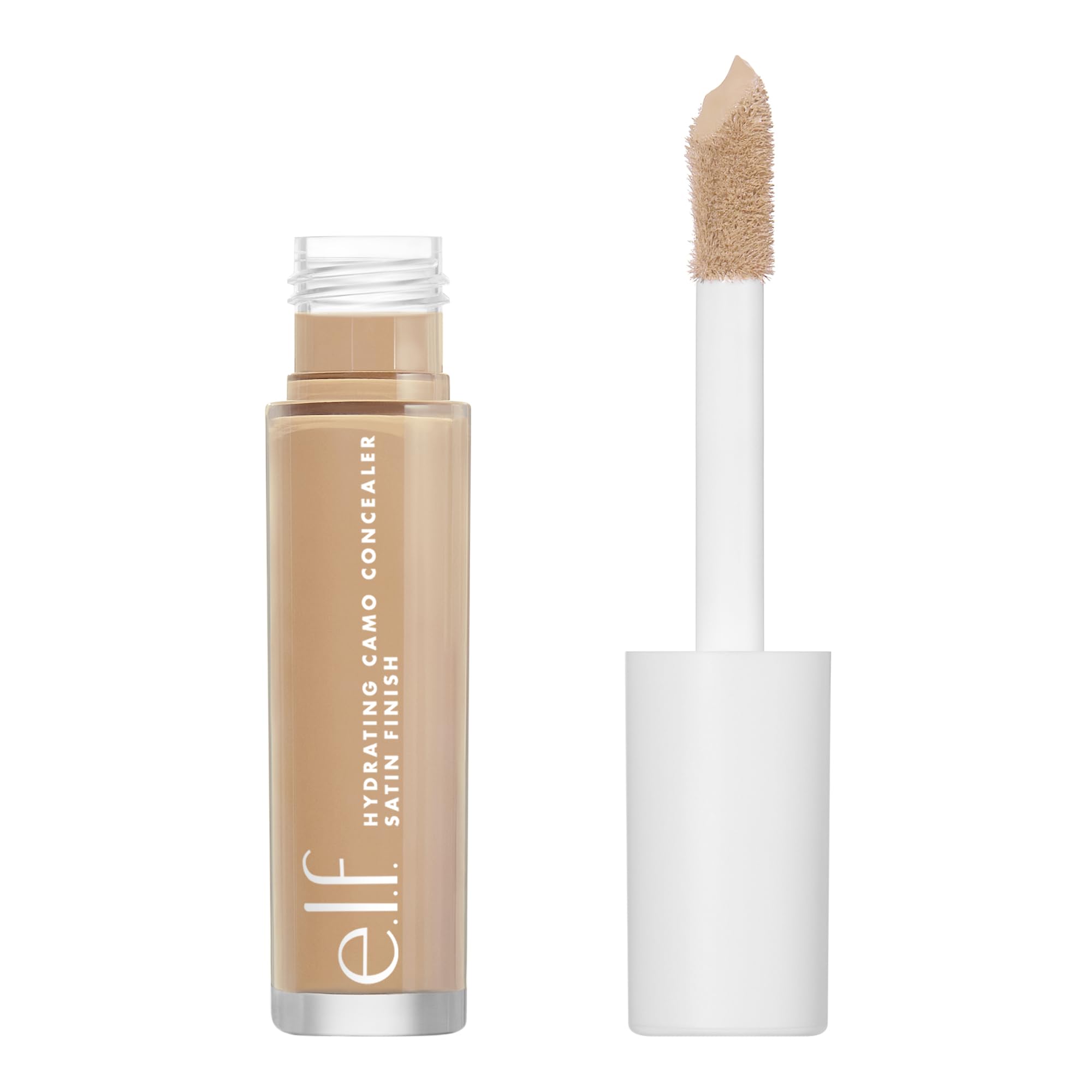 e.l.f. Hydrating Camo Concealer, Satin Finish, Conceals, Corrects & Highlights, Fair Warm, 0.203 Fl Oz (6mL) Halalzen