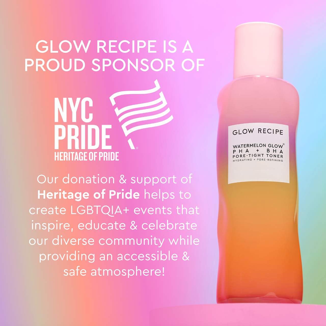 Glow Recipe PHA + BHA Face Toner, Korean Exfoliating Toner for Pores, Gentle Chemical Exfoliant + Hydrating Toner, Watermelon, Cactus Water + Glycerin (150ml)