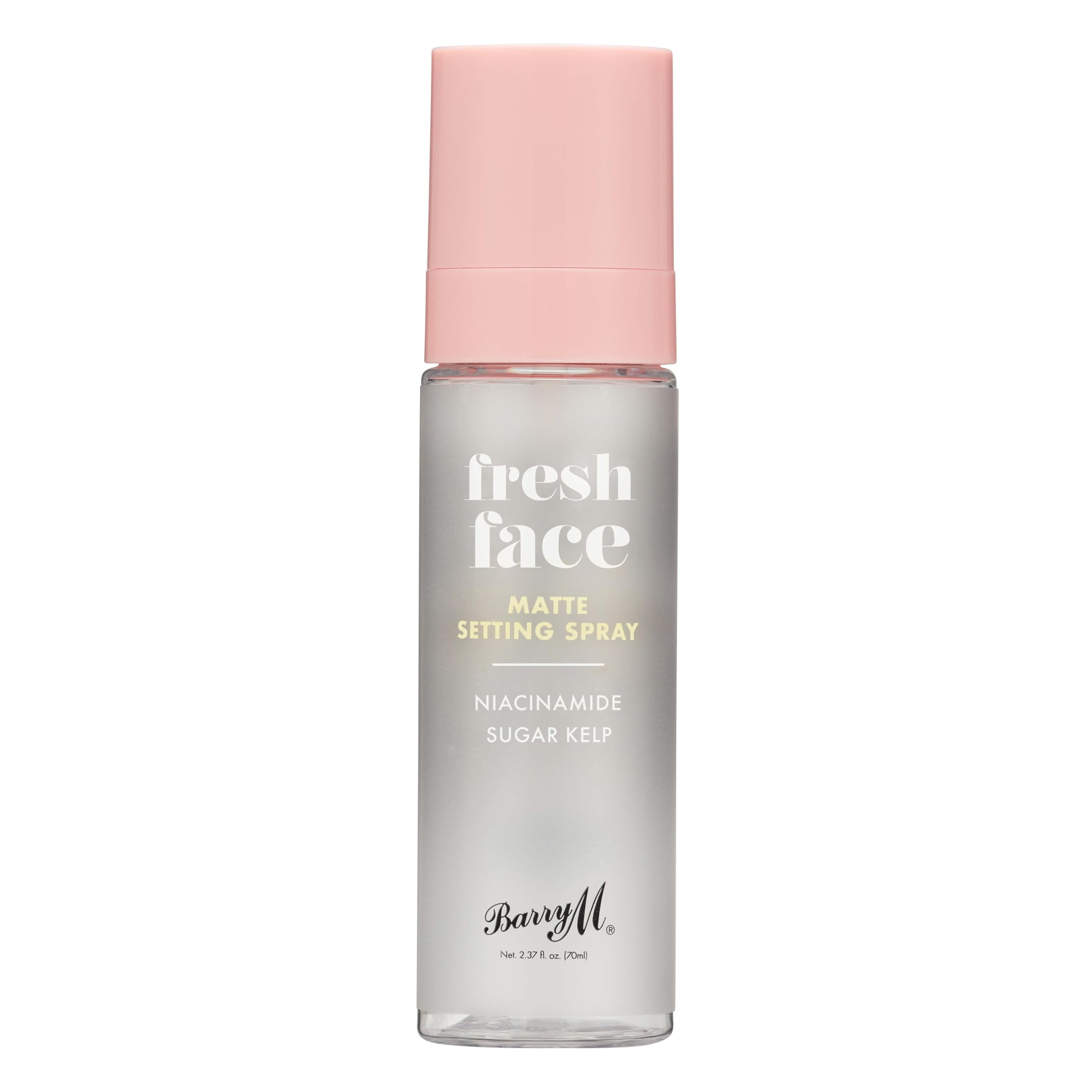 Barry M Fresh Face Fixation Makeup Setting Spray, Long-lasting, Infused With Aronia Berry and Vitamin C Clear Halalzen