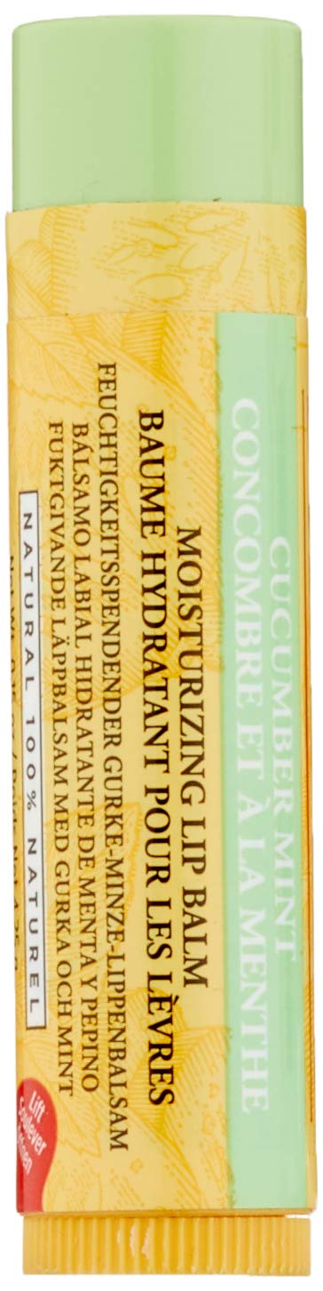 Burt's Bees Lip Balm Pomegranate, Moisturising Lip Balm With Beeswax & Vitamin E, 100% Natural Origin, 4.25g Halalzen