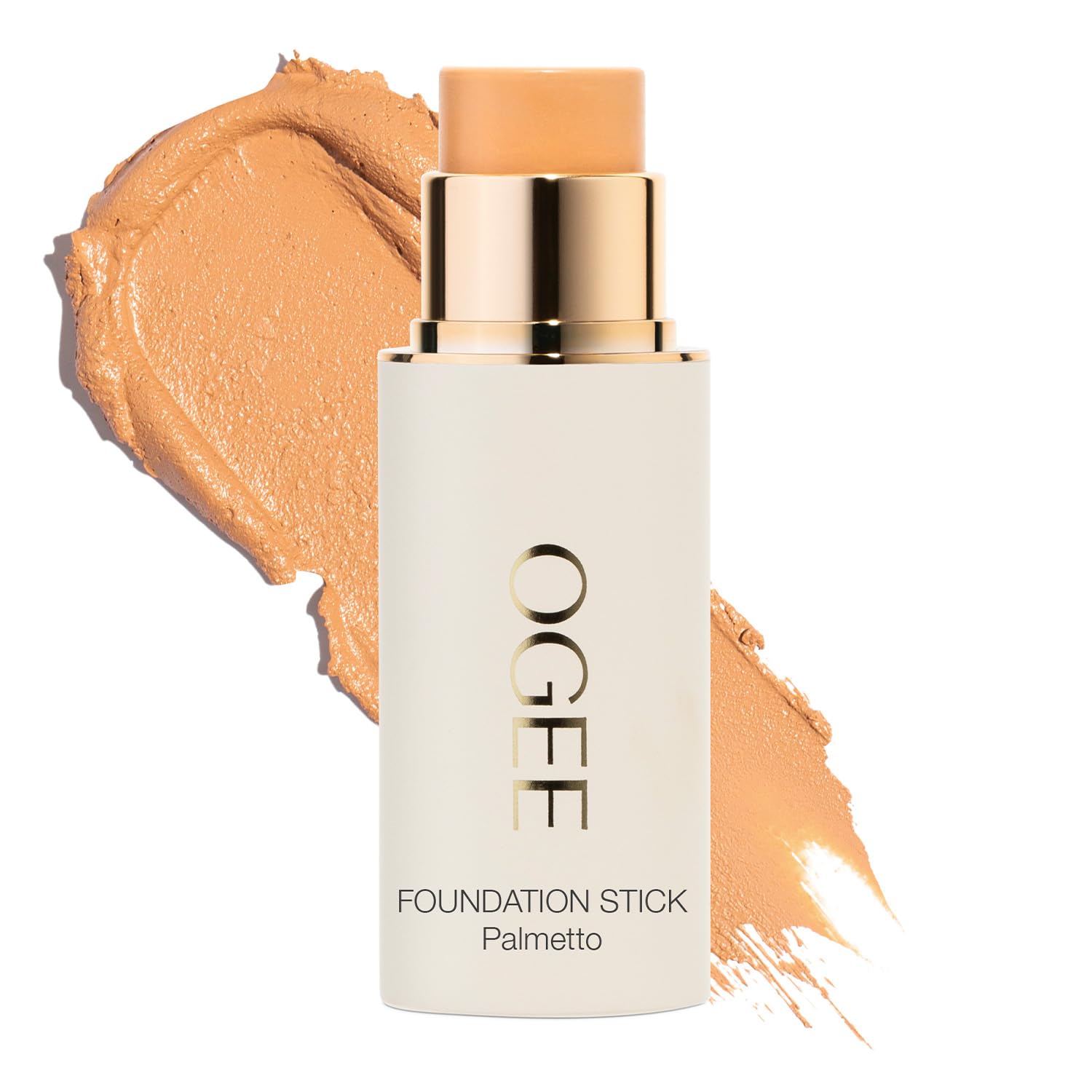 Ogee Sculpted Complexion Foundation Stick (Mahogany 14.5N - Deep Cocoa, Rich Undertones) Full Coverage Foundation Makeup - Instantly Balance & Even Complexion - 70% Organic Ingredients