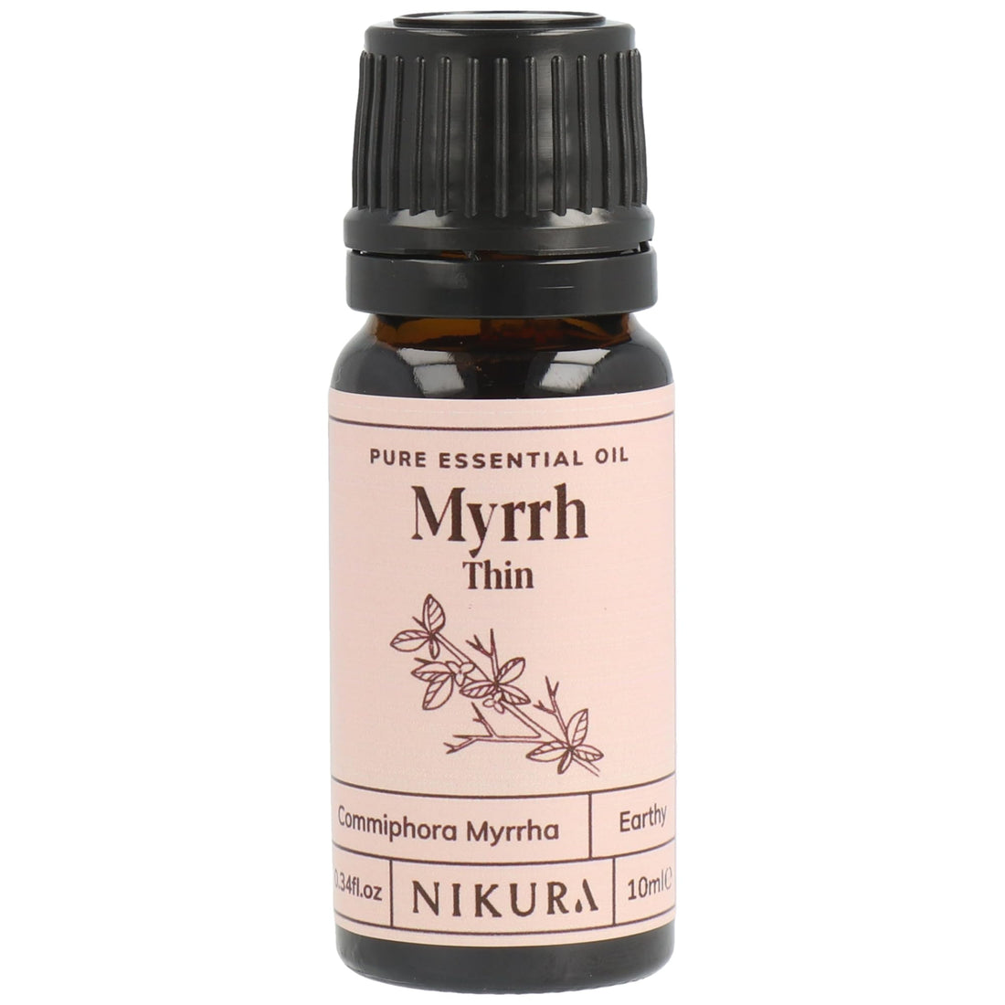 Nikura Peppermint Essential Oil - 10ml | Perfect for Repelling Spiders, Rats, Mice, Bugs, Ants | Great for Hair, Headaches Relief, Energy Boost, Skin, Candle Making | Vegan & UK Made