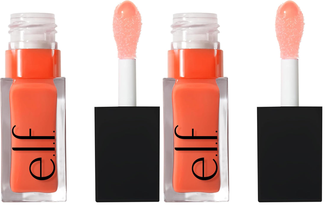 e.l.f. Glow Reviver Lip Oil, Nourishing Tinted Lip Oil For A High-Shine Finish, Infused With apricot oil, Vegan & Cruelty-Free, Rose Envy Halalzen