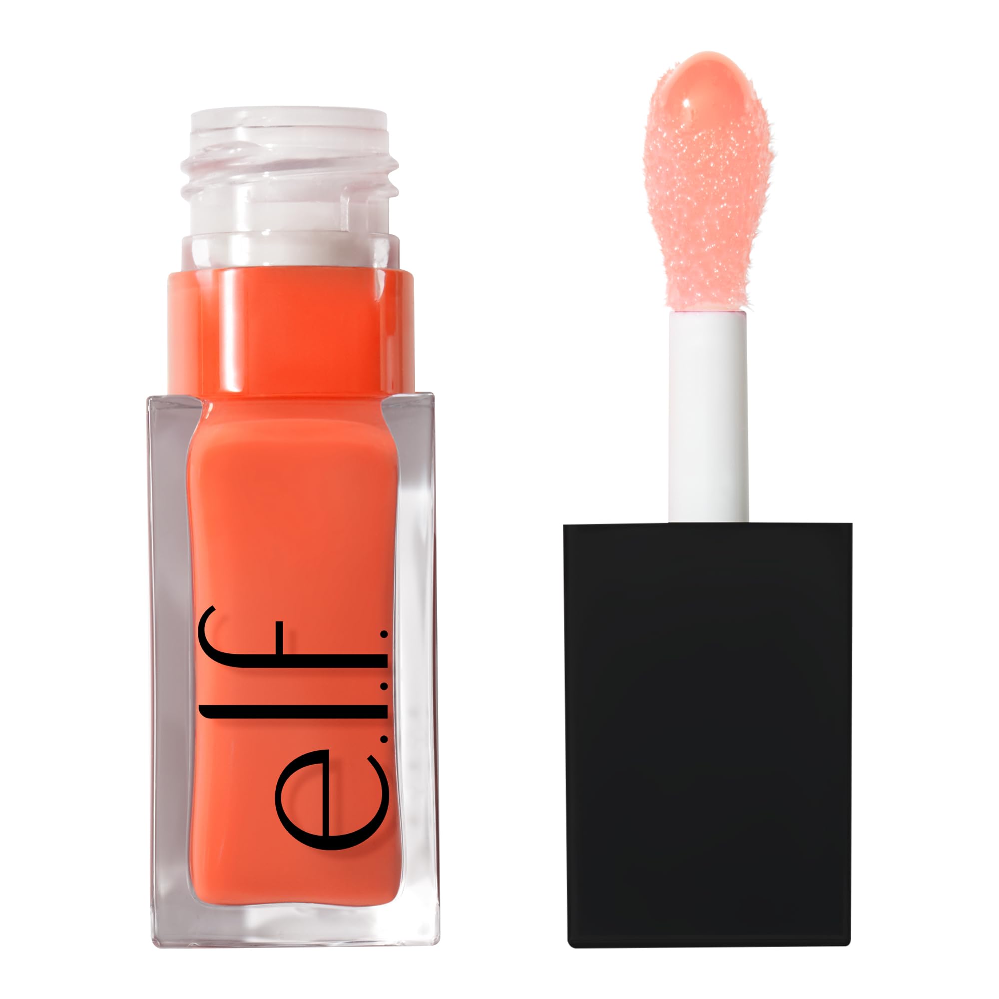 e.l.f. Glow Reviver Lip Oil, Nourishing Tinted Lip Oil For A High-Shine Finish, Infused With apricot Oil, Vegan & Cruelty-Free, It's Giving Guava