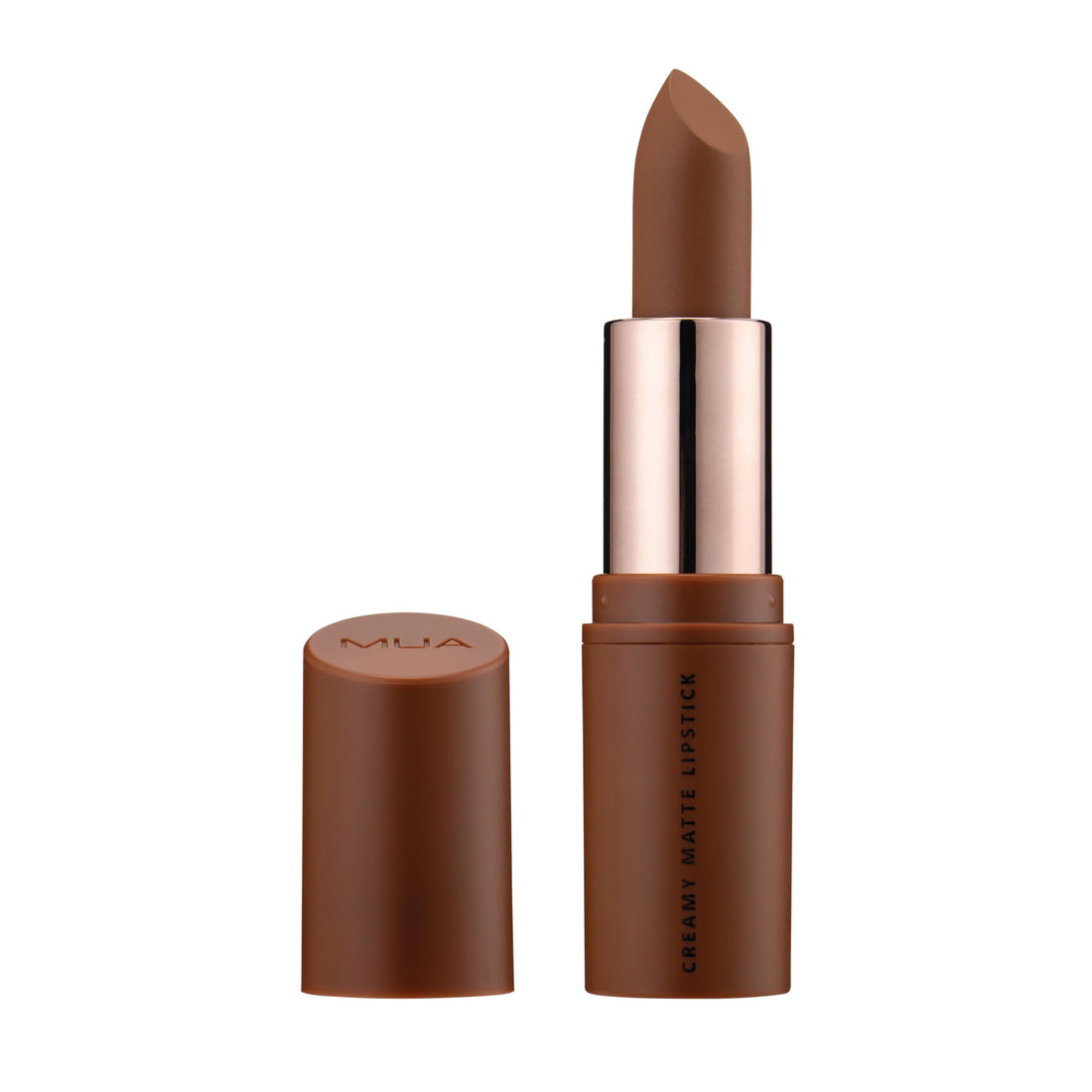 MUA Makeup Academy Creamy Matte Lipstick, Super Nude (Nude), Highly Pigmented - Vegan & Cruelty Free (Pack of 1) Halalzen