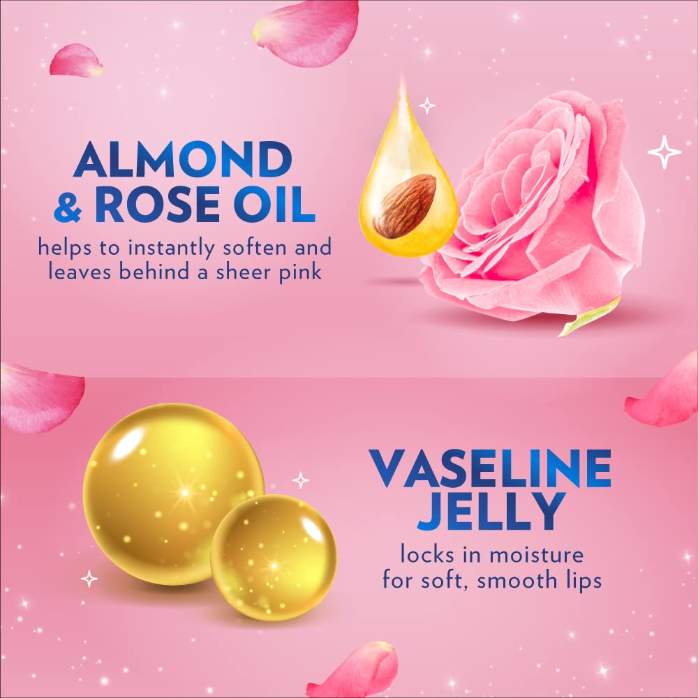 Vaseline Lip Therapy Stick | Original Petroleum Jelly Vaseline Lip Balm for Soft Lips | 4.8g each (4 Pack) Halalzen