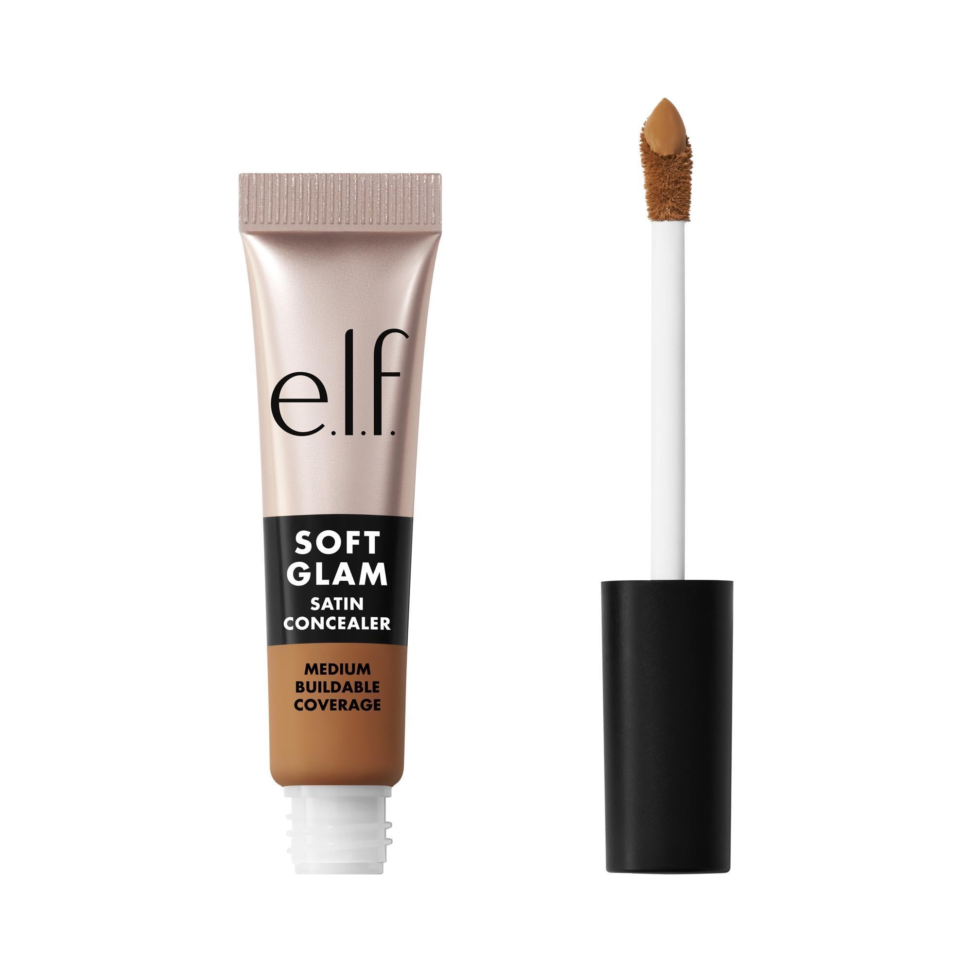 e.l.f. Soft Glam Satin Concealer, Medium Coverage for Blemishes & Under-Eye, Crease-Resistant, Long-Lasting, Vegan & Cruelty-Free, 13 Fair Neutral Halalzen