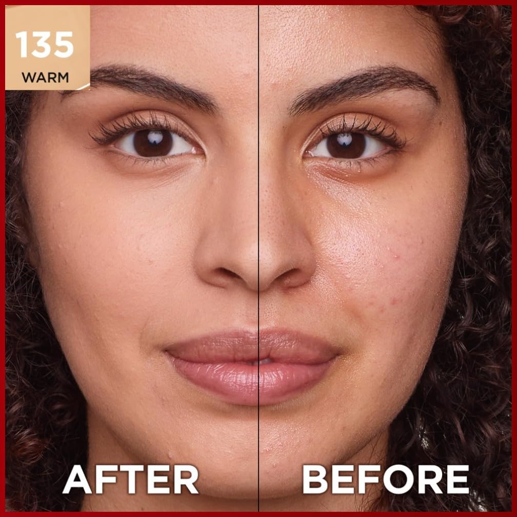 L'Oreal Paris Cover Liquid Foundation, With 4% Niacinamide, Long Lasting, Natural Finish, Available in 20 Shades, SPF 25, Infallible 32H Matte Cover, Shade 110, 30ml Halalzen