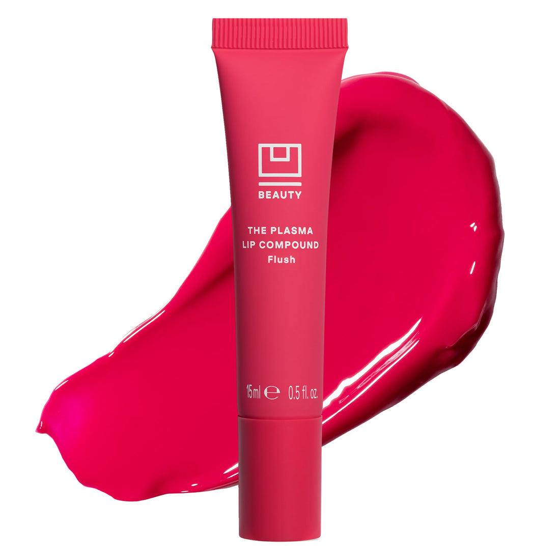 U Beauty The PLASMA Lip Compound - Anti-Wrinkle & Anti-Aging Treatment - Clear Plumping Lip Gloss with Hyaluronic Acid for Deep Hydration - Salicylic Acid, Vitamin E, & Peptides Contour Lips, 15 mL Halalzen