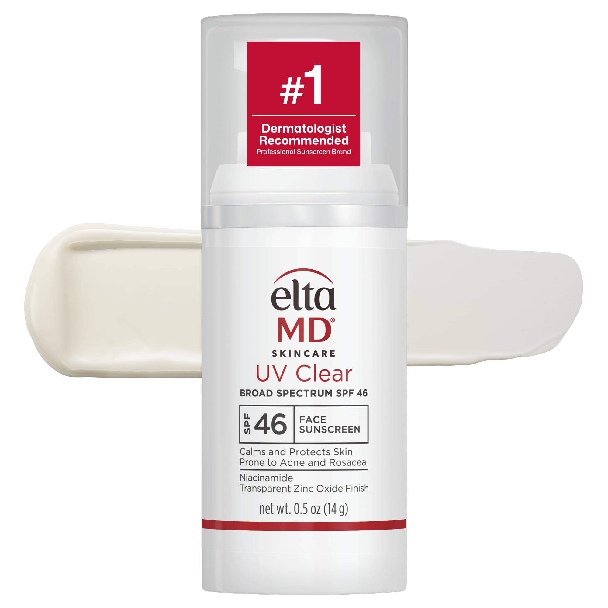EltaMD UV Clear Face Sunscreen, Oil Free Sunscreen for Sensitive Skin with Zinc Oxide, Dermatologist Recommended Halalzen