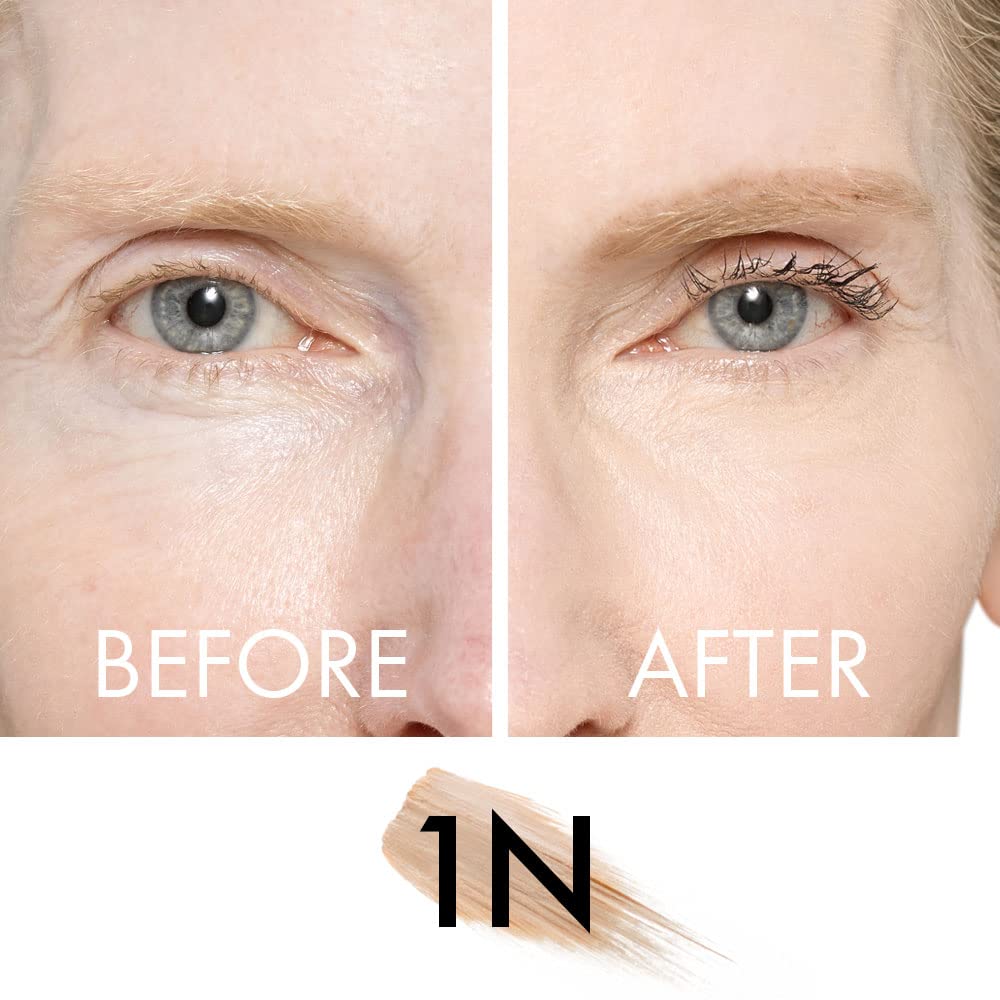 Complexion Fix Concealer - Hydrating Liquid Concealer for Under Eyes & Dark Circles - Infused with Hyaluronic Acid - Contour, Highlight, Correct - Anti-Aging, Vegan, Lightweight (3N Medium Neutral) Halalzen