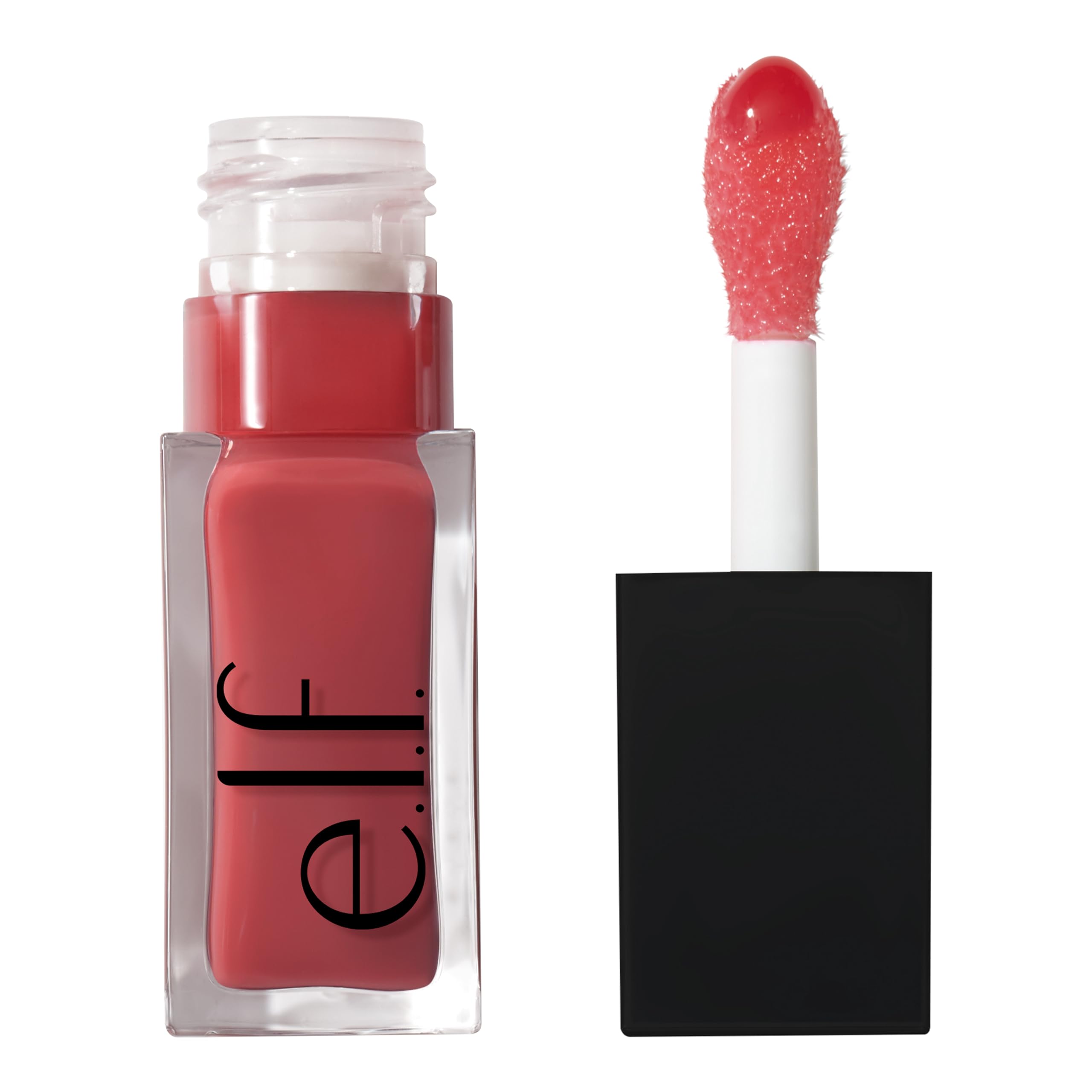 e.l.f. Glow Reviver Lip Oil, Nourishing Tinted Lip Oil For A High-Shine Finish, Infused With apricot Oil, Vegan & Cruelty-Free, It's Giving Guava