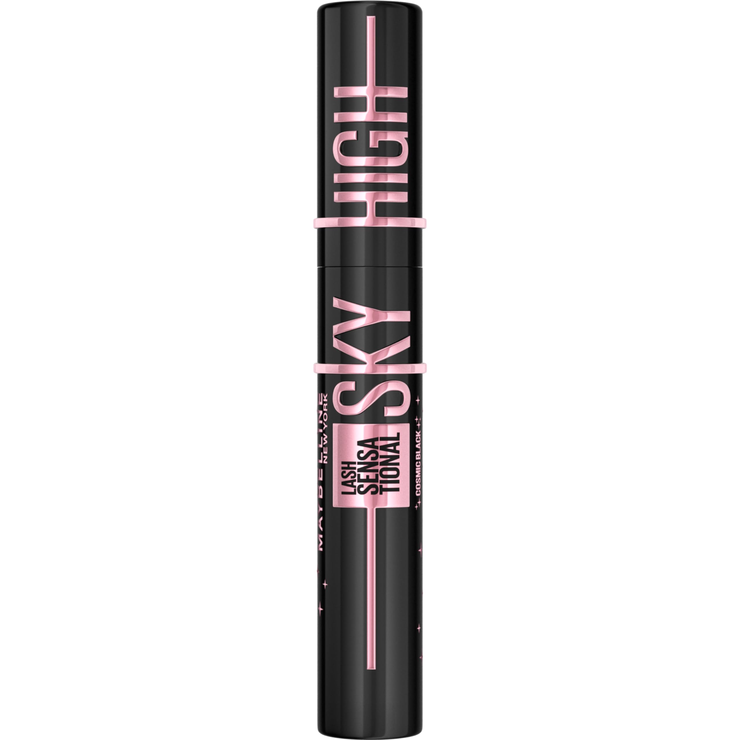 Maybelline Lash Sensational Sky High Washable Mascara Make-up, Volumen, Verlängerung, Definition, Schwung, Multiplikation, aufbaufähige Formel, Very Black, 1 Stück