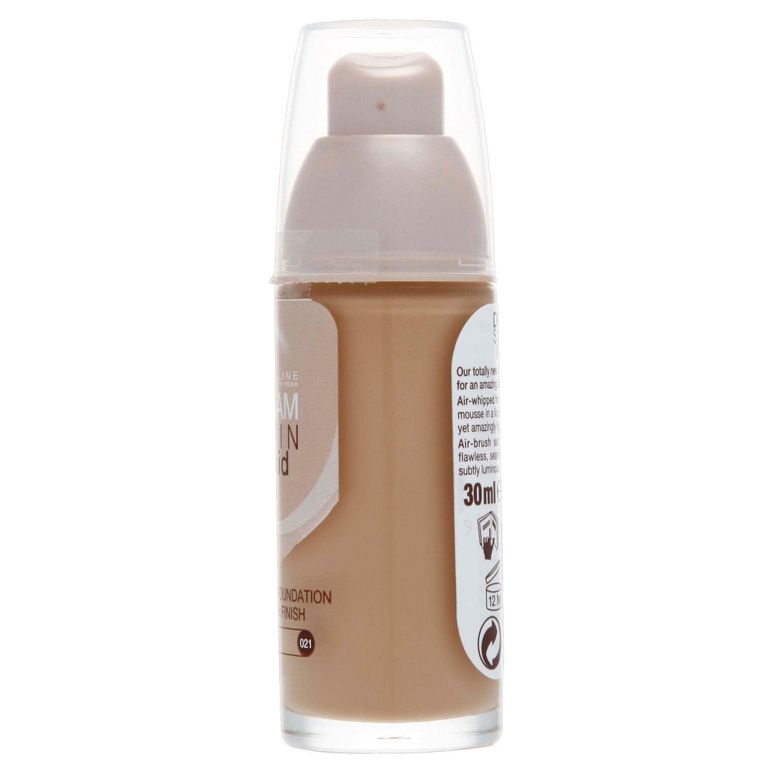 Maybelline Foundation, Dream Radiant Liquid Hydrating Foundation with Hyaluronic Acid and Collagen - Lightweight, Medium Coverage Up to 12 Hour Hydration, 30 Sand Halalzen