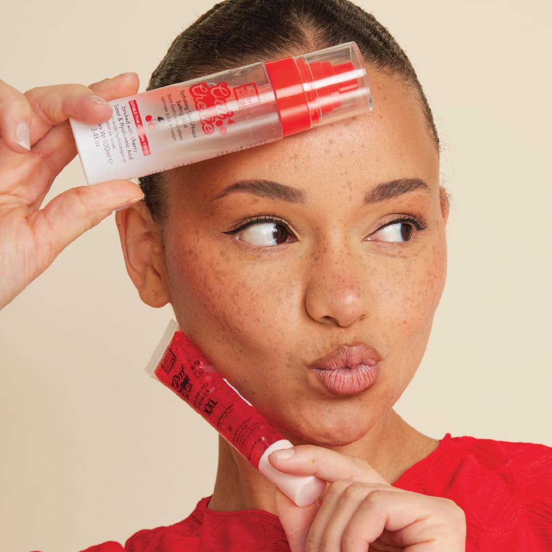 The Beauty Crop Oui Cherie Mist - Hydrating Dual-Phase Setting Spray with Cherry Extract and Hyaluronic Acid, Vegan Friendly - 100 ml Halalzen