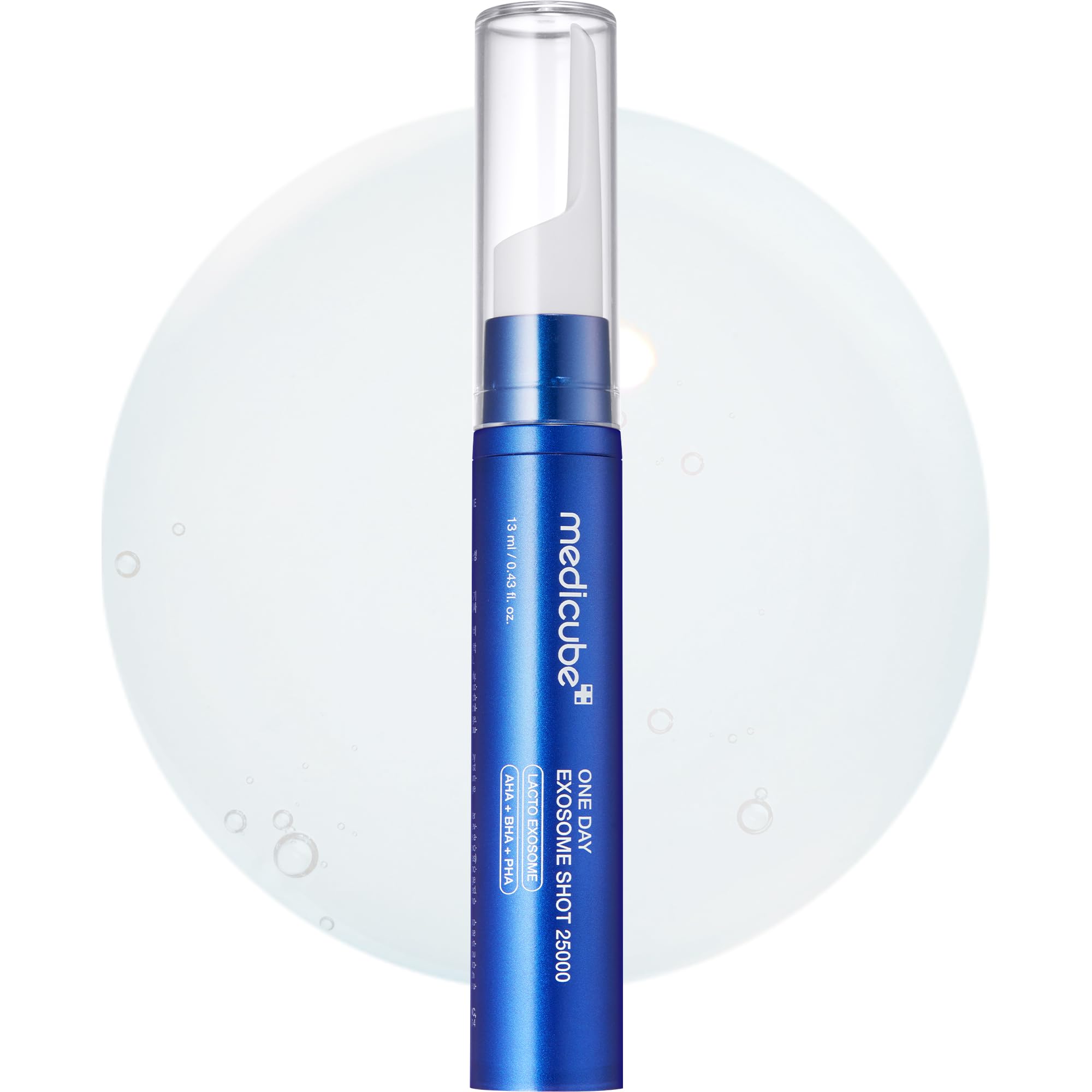 medicube Exosome Shot Zero 2,000 PPM Spicule Facial Serum | Liquid Skin Booster Serum | Exosome, AHA+BHA+PHA | Pore Care, Dead Skin Cells, Skin Texture | Korean Skincare, 1.01 fl.oz Halalzen