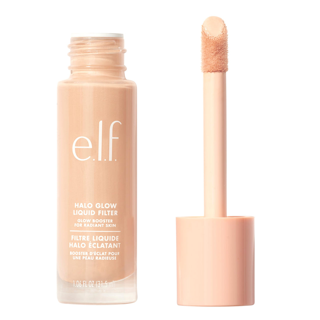 e.l.f. Halo Glow Liquid Filter, Complexion Booster For A Glowing, Soft-Focus Look, Infused With Hyaluronic Acid, Vegan & Cruelty-Free, 4 Medium Halalzen