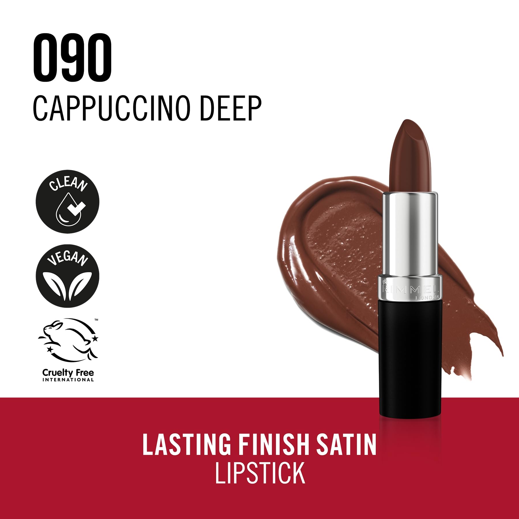 Rimmel Lasting Finish Lipstick 206 Pink-Key-Promise, Creamy Satin Finish, Long Lasting 8 HR Wear, Comfortable Formula, Rich Pigment Halalzen