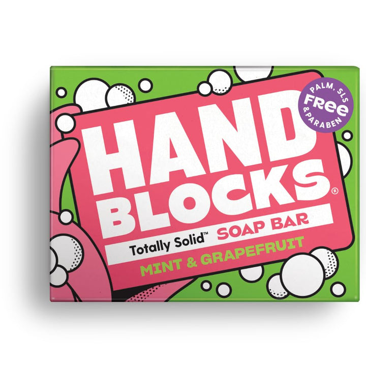 Hand Blocks: Cedarwrood & Eucalyptus (6 Pack) - Cold Processed Natural Soap Bars - Plastic, Palm, SLS, SLES & Paraben Free Halalzen