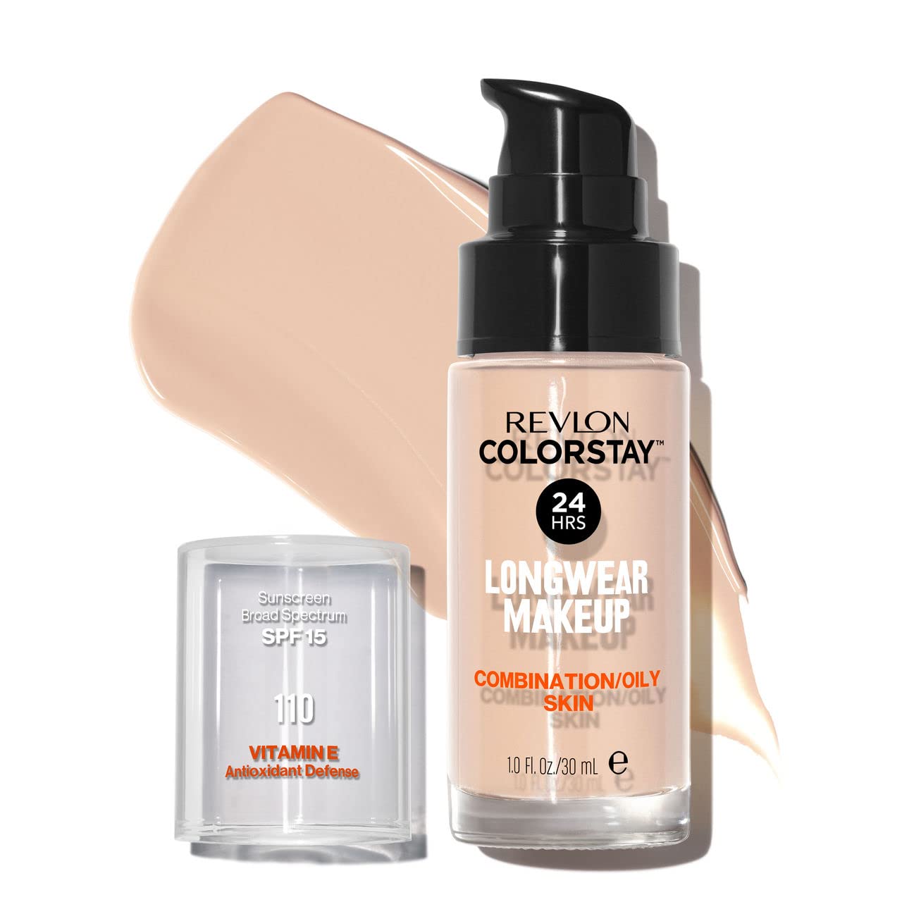 Revlon Colorstay Liquid Foundation Makeup for Combination/Oily Skin SPF15 Medium to Full Coverage (30ml) Matte Finish, Buff (150) Unisex Halalzen