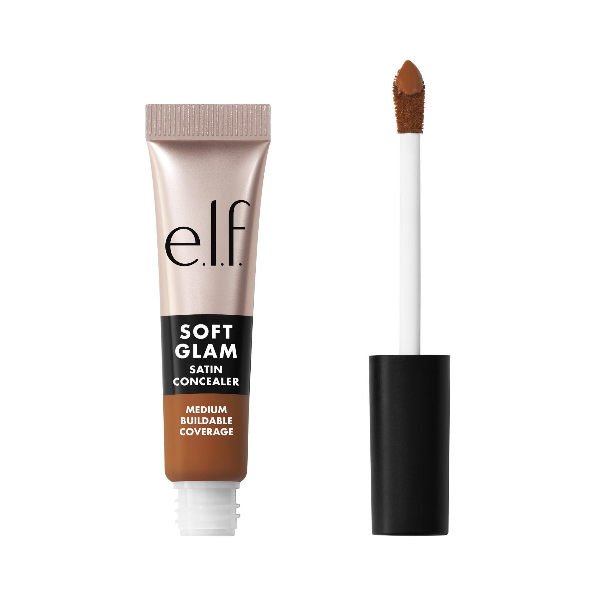 e.l.f. Soft Glam Satin Concealer, Medium Coverage for Blemishes & Under-Eye, Crease-Resistant, Long-Lasting, Vegan & Cruelty-Free, 13 Fair Neutral Halalzen
