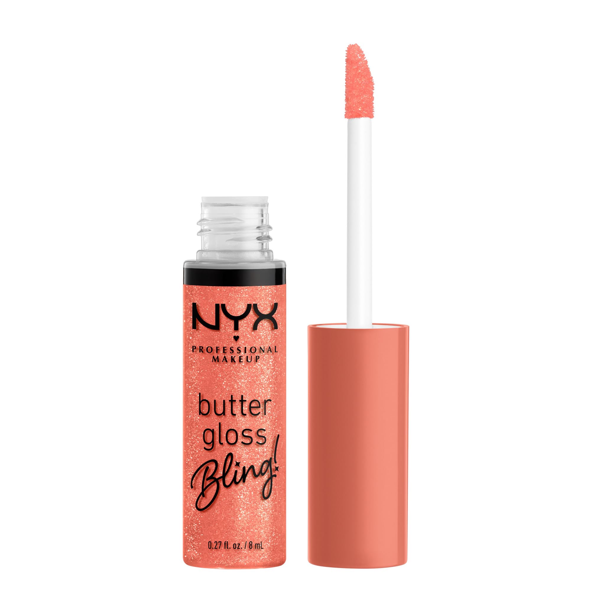 NYX PROFESSIONAL MAKEUP Butter Gloss, Non-Sticky Lip Gloss - Madeleine (Mid-Tone Nude)