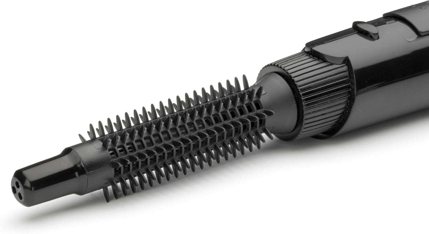 TRESemme Full Finish Air Styler - 300W Hair Dryer Brush With 3 Interchangeable Brush Heads, Curl Release Button, 3 Heat Settings, Cool Shot, Swivel Cord, Black, 5265TU Halalzen