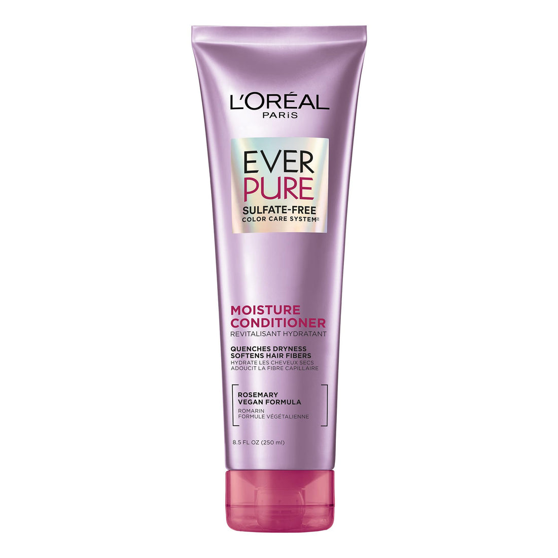 L'Oreal Paris Moisture Sulfate Free Shampoo and Conditioner Set, Hair Care for Color-Treated Hair with Rosemary Botanicals, EverPure, 1 Kit Halalzen