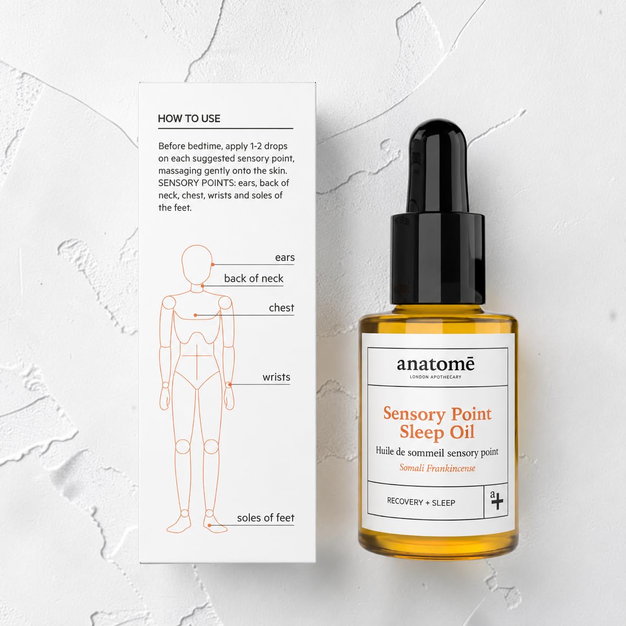 anatomē Sensory Point15ml | 100% Natural Essential Oils Blend to Help Quiet the Mind Before Bed | Ideal for Those Who Cannot Fall Asleep (Cornish Lavender)