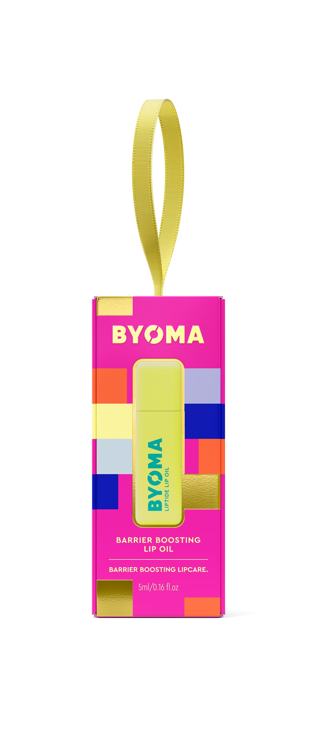 BYOMA Galactic Liptide Lip Oil (5ml) Hydrating, Plumping & Non-Sticky Gloss | Avocado Oil Formula for Soft, Fuller-Looking Lips + Exclusive Liptide Keychain | Holiday Essentials