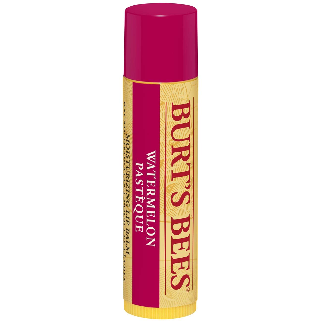 Burt's Bees Lip Balm Pomegranate, Moisturising Lip Balm With Beeswax & Vitamin E, 100% Natural Origin, 4.25g Halalzen