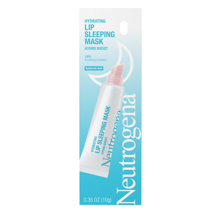 Neutrogena Hydro Boost Hydrating Lip Sleeping Mask with Hyaluronic Acid, Clear Overnight and Daily Moisturizing Treatment for Very Dry Lips, Fragrance Free Squeeze Tube Lip Balm, 0.35 oz Halalzen