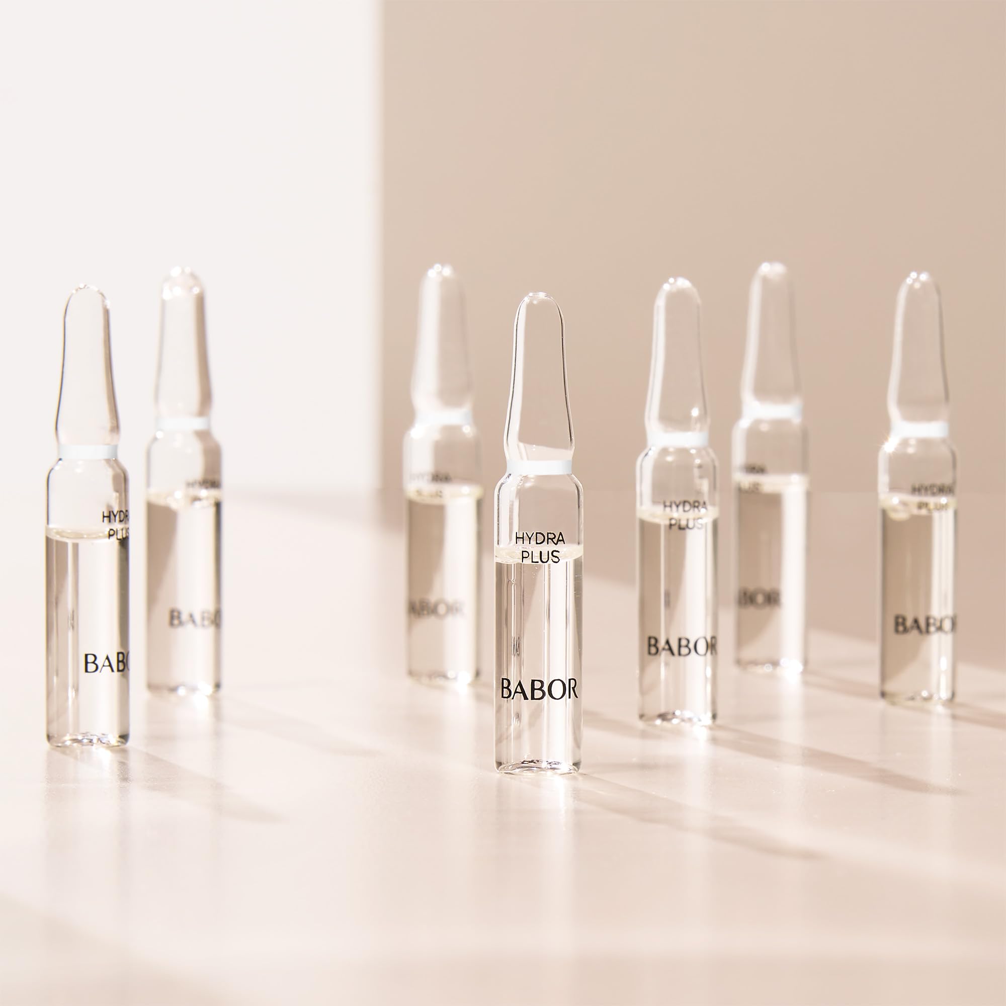 BABOR Hydra Plus Ampoule Concentrate, Moisturizing Skincare Capsule, Hyaluronic Acid Serum, Deeply Nourish to Plump and Smooth Skin, Anti Aging Serum 7 Day Treatment Halalzen