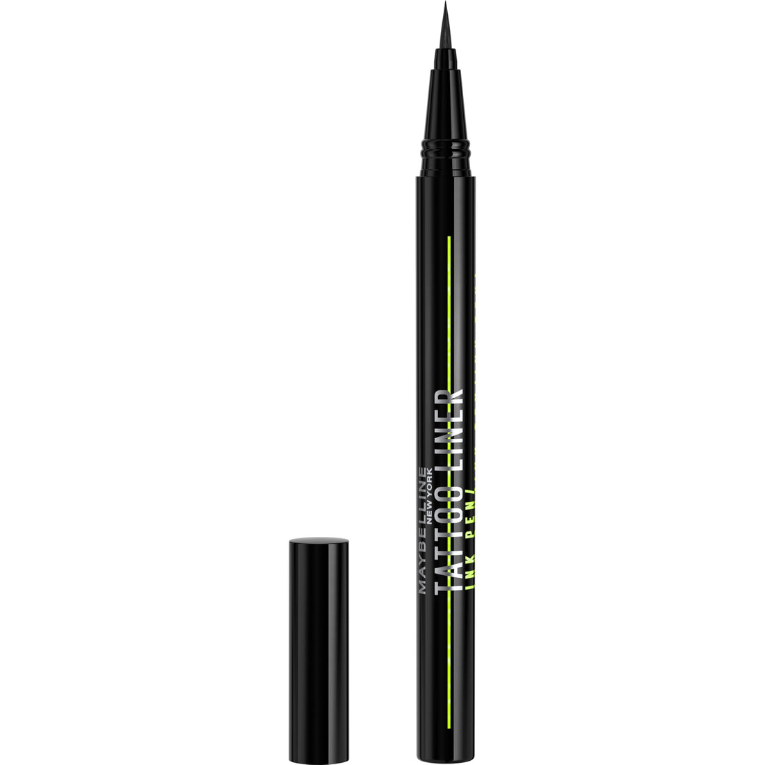 Maybelline Pen Eyeliner, Waterproof, Brush Tip Liner, Delivers Bold, Saturated, Even Impact In 1 Continuous Line, Smudge, Fade & Flake Resistant, Jet Black Halalzen