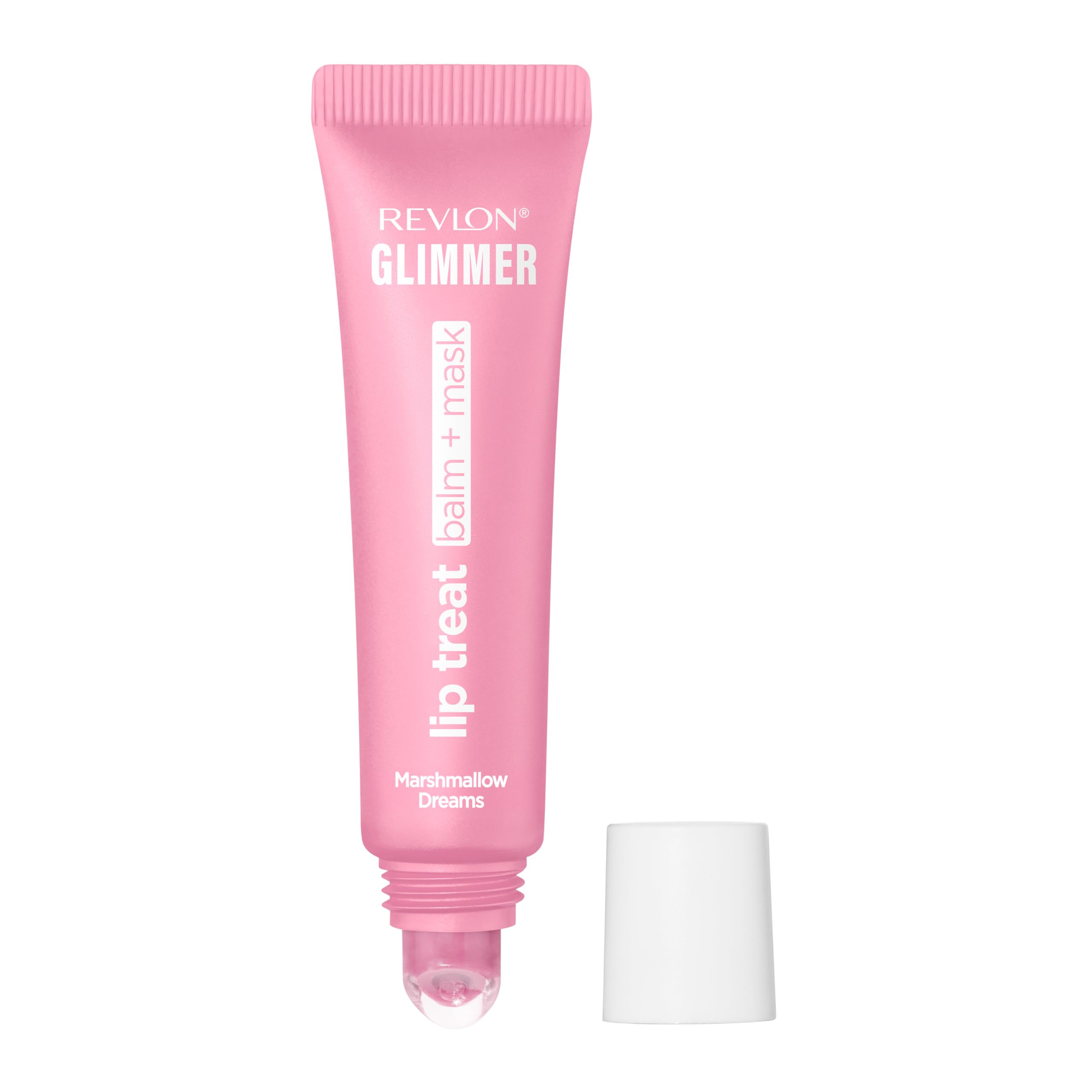 Revlon Glimmer Lip Treat Balm + Mask, Overnight Peptide Lip Treatment, Hydrating, 001 Scent Free, 0.4 fl oz Halalzen