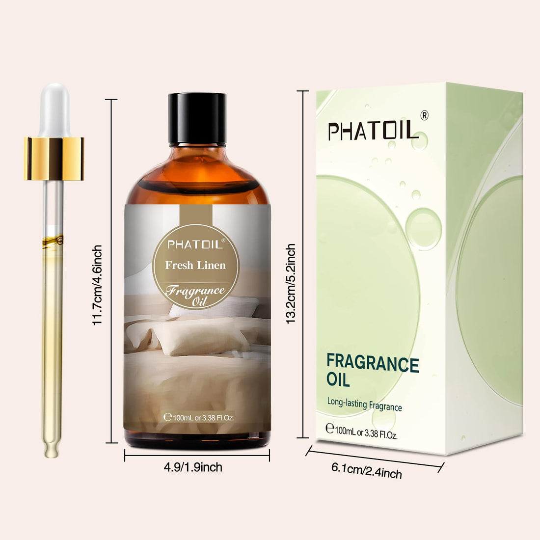 PHATOIL Coconut & Vanilla Fragrance Oils for Aromatherapy, Essential Oils for Diffusers for Home, Premium Quality Coconut & Vanilla Fragrance Essential Oil, Perfect for Diffuser, Relaxation - 100ml