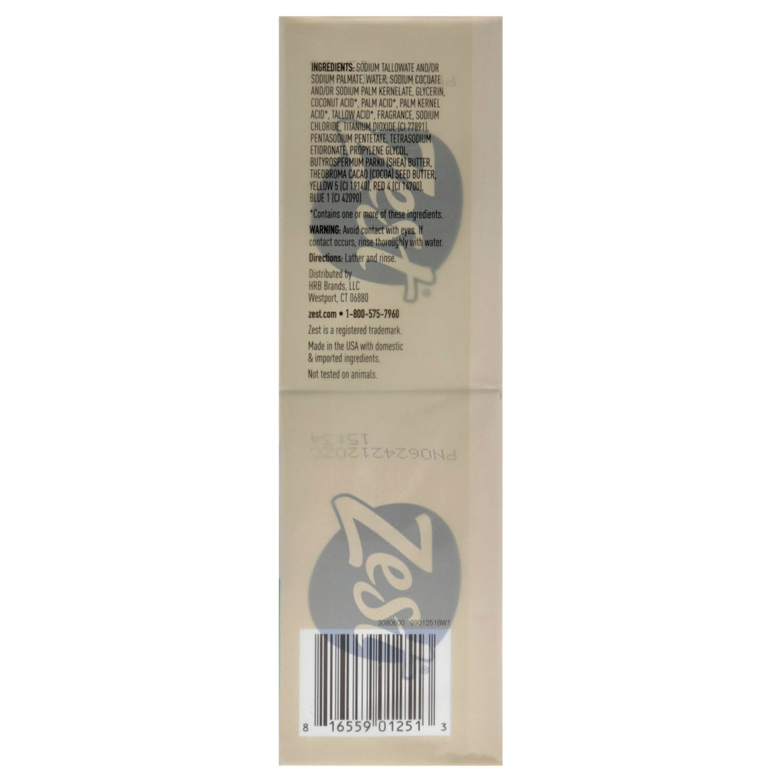 Zest Bar Soap - 8 Bars - Enriched With Cocoa Butter And Shea for Ultra Moisturizing Cleansing - Leaves Your Body Feeling Silky Smooth And Deeply Moisturized