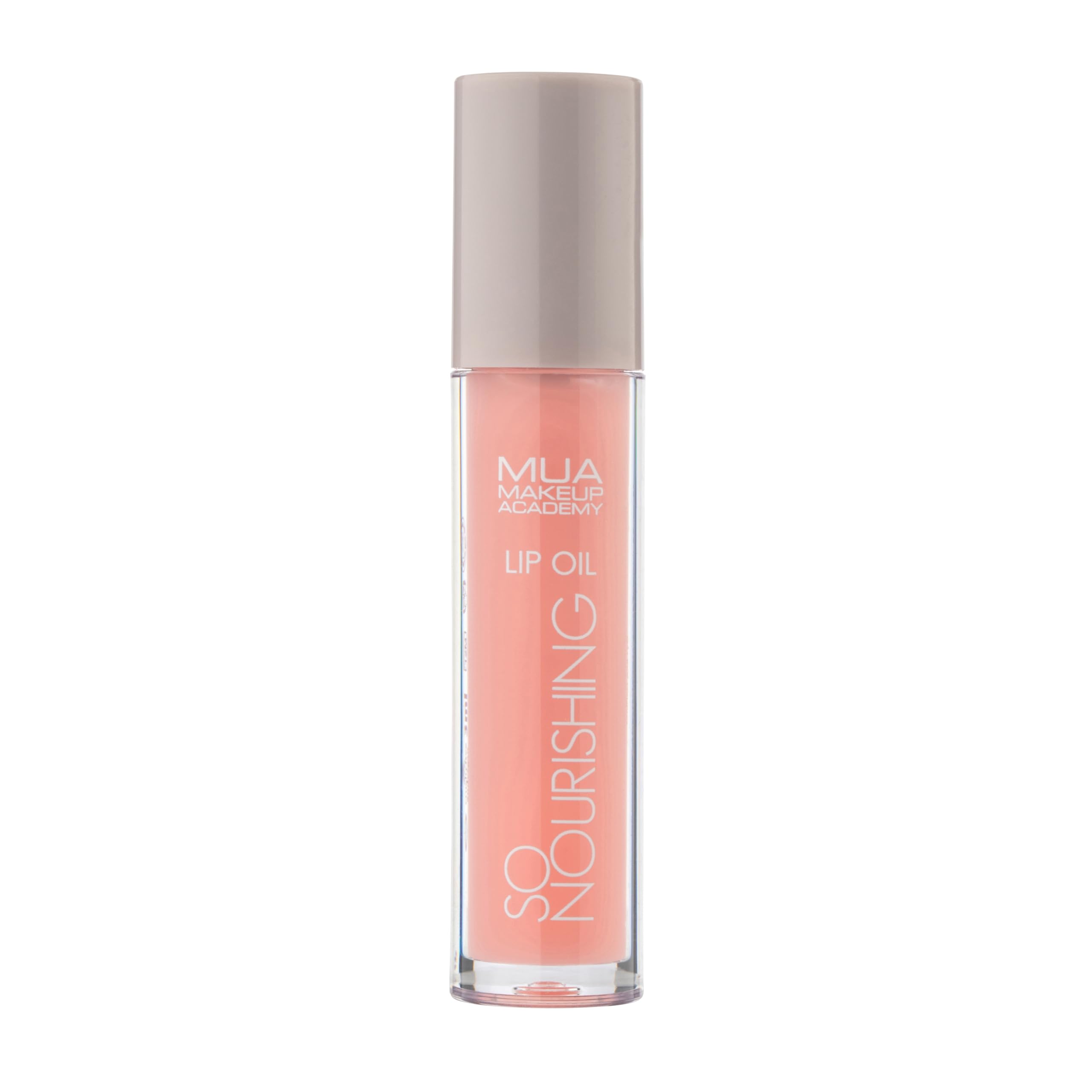 MUA Makeup Academy So Nourishing Clear Lip Oil, High Shine Finish with Vitamin E & Jojoba Oil, 3 ml - Vegan & Cruelty Free