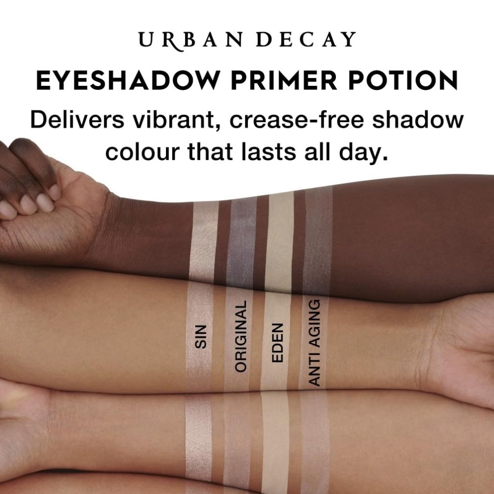 Urban Decay Eyeshadow Primer Potion, Long-Lasting Eye Makeup Primer, Creates Smooth Canvas and Vibrant Eyeshadow Colour Halalzen