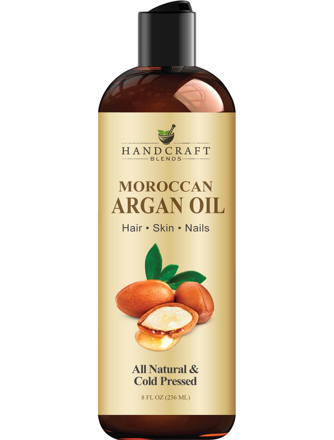 Handcraft Blends Castor Oil with Rosemary and Peppermint Oil 118 ml | 100% Pure and Natural | Premium Grade Carrier Oil | Hair, Eyelashes and Eyebrows | Hair and Body