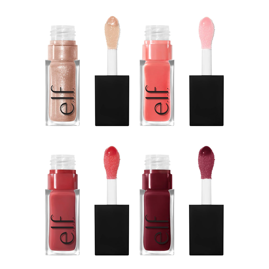 e.l.f. Glow Reviver Lip Oil, Nourishing Tinted Lip Oil For A High-Shine Finish, Infused With apricot Oil, Vegan & Cruelty-Free, It's Giving Guava