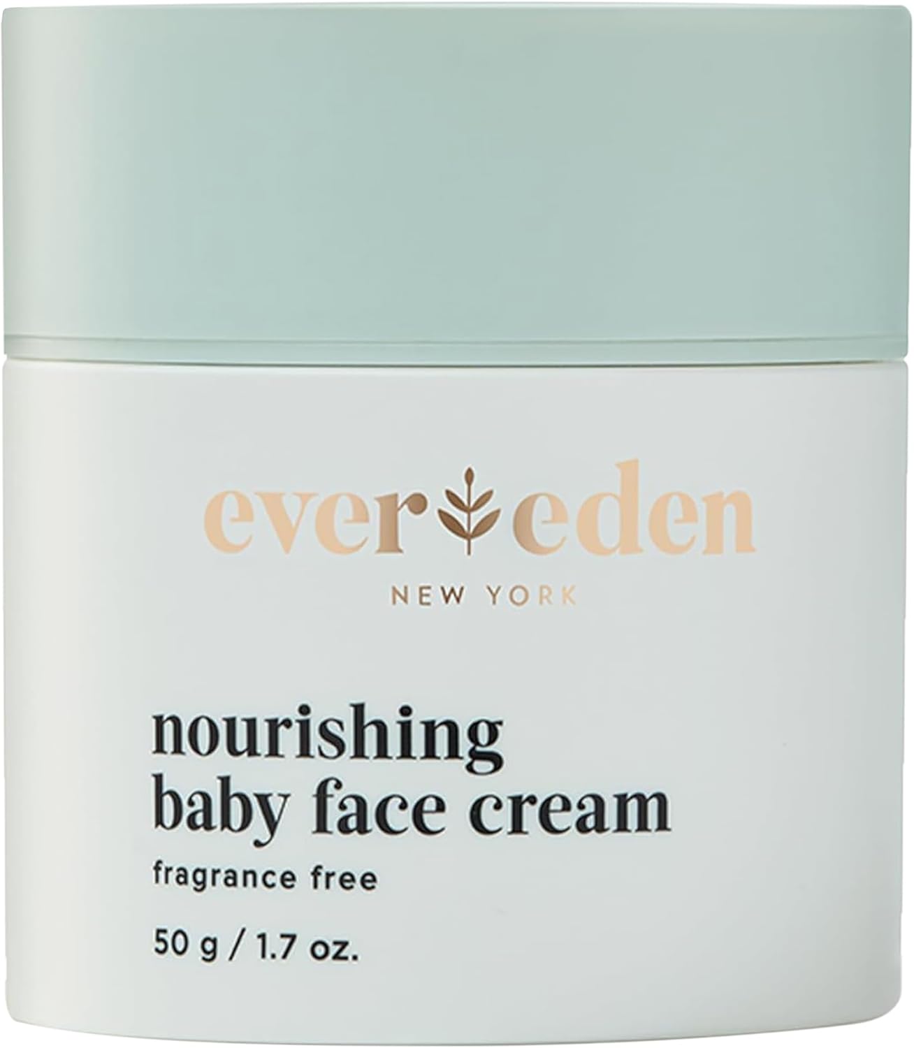Evereden Nourishing Baby Face Cream 1.7 oz. | Non-Toxic and Fragrance-Free Baby Face Lotion | Rich, Non-Greasy Moisturizing Cream | Moisturizer with Clean Ingredients