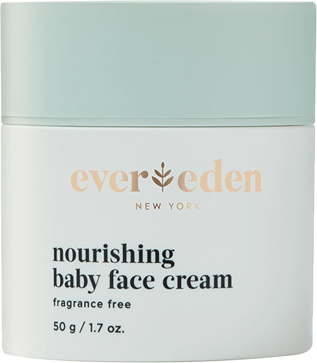 Evereden Nourishing Baby Face Cream 1.7 oz. | Non-Toxic and Fragrance-Free Baby Face Lotion | Rich, Non-Greasy Moisturizing Cream | Moisturizer with Clean Ingredients