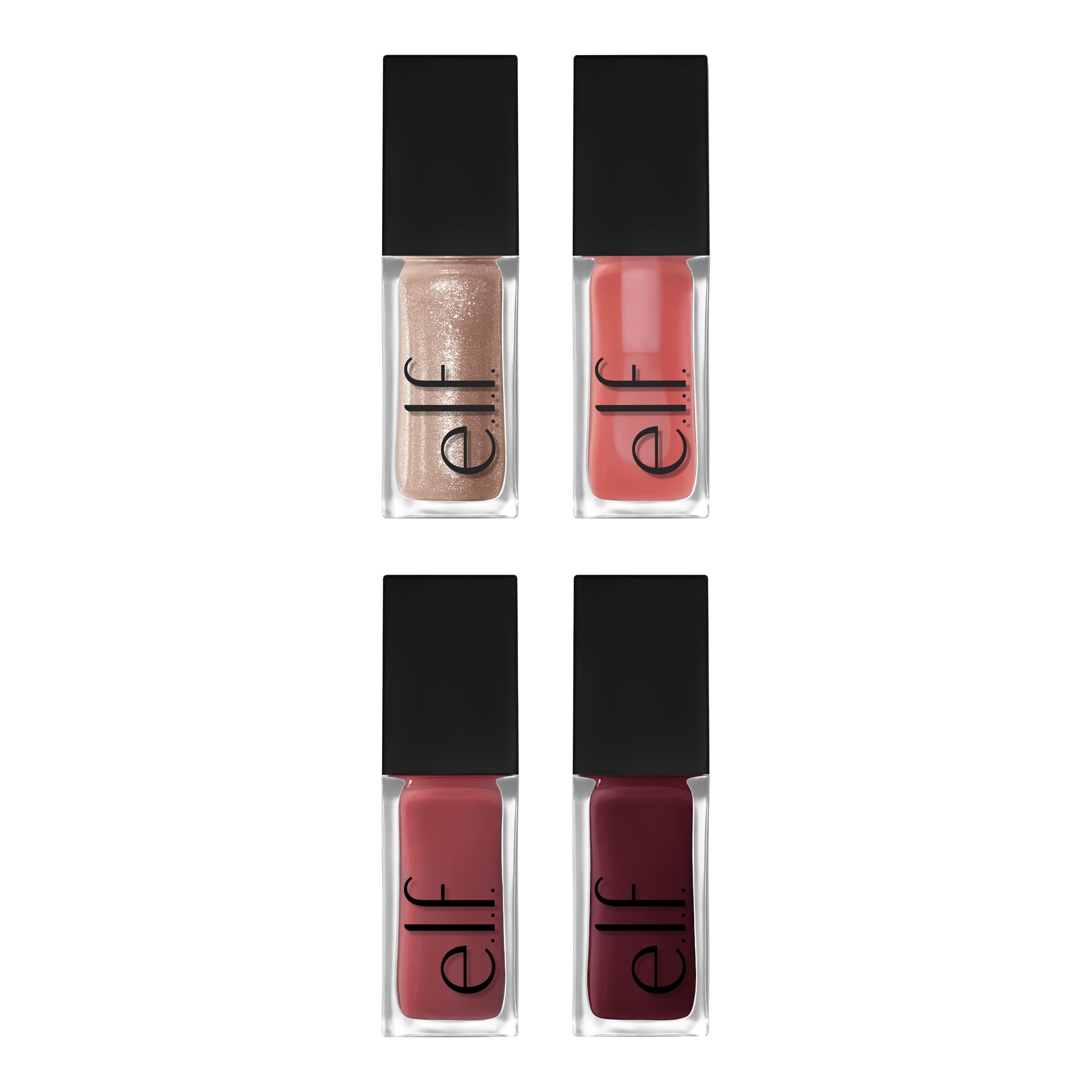 e.l.f. Glow Reviver Lip Oil, Nourishing Tinted Lip Oil For A High-Shine Finish, Infused With apricot Oil, Vegan & Cruelty-Free, It's Giving Guava