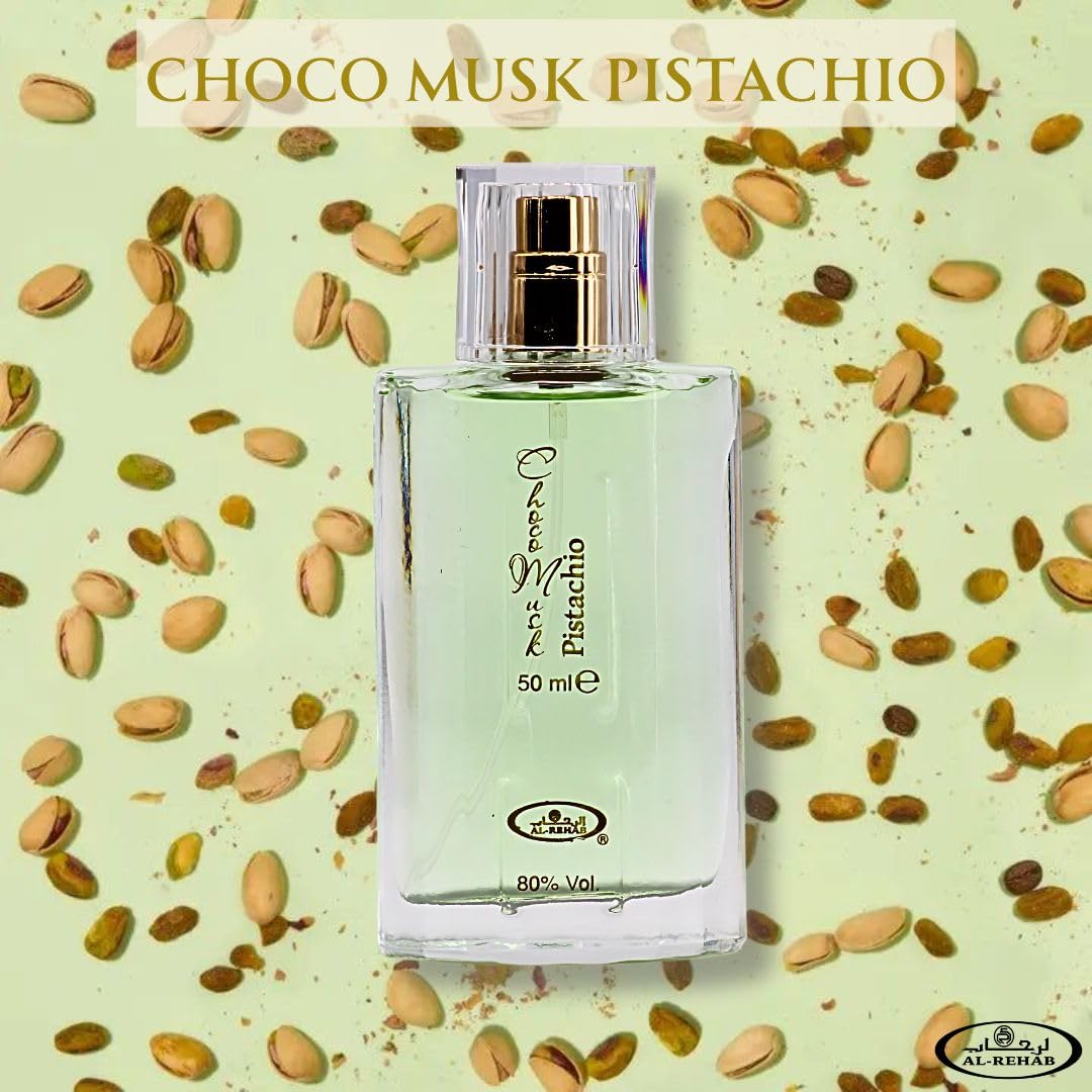 Al-Rehab Choco Musk Eau de Parfum Spray für Damen, 1,65 oz/50 ml